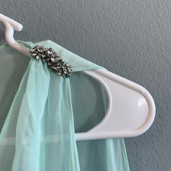 David’s Bridal mint green NWT - Picture 3 of 8